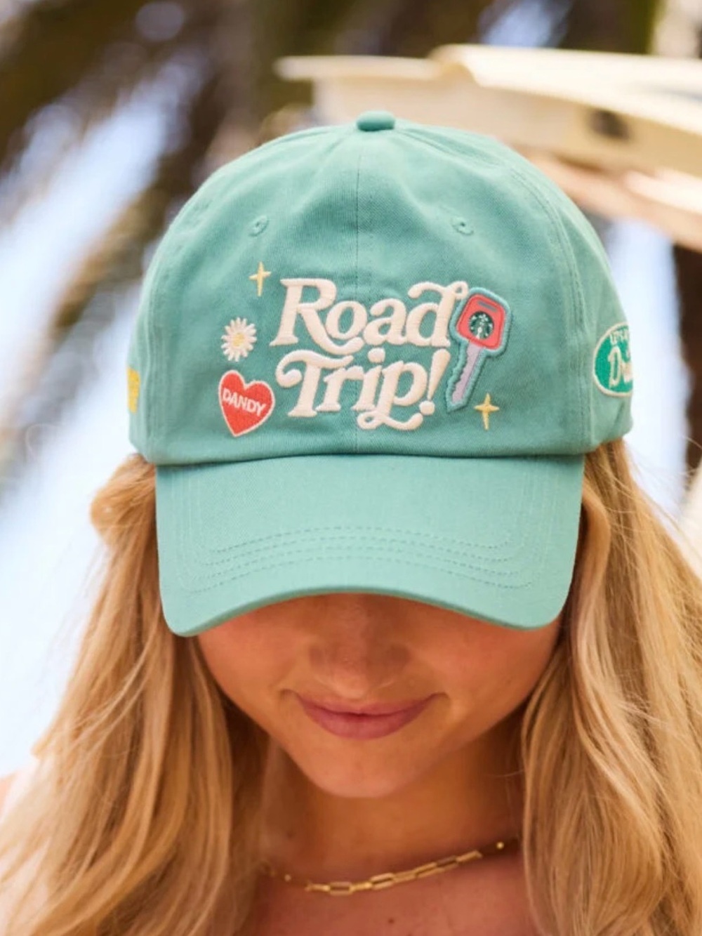 Starbucks Dandy Teal 'Road Trip' Embroidered Baseball Cap Hat 2026 Brand New